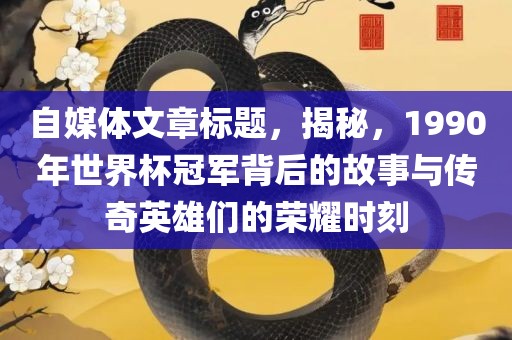 世界杯冠军背后的故事