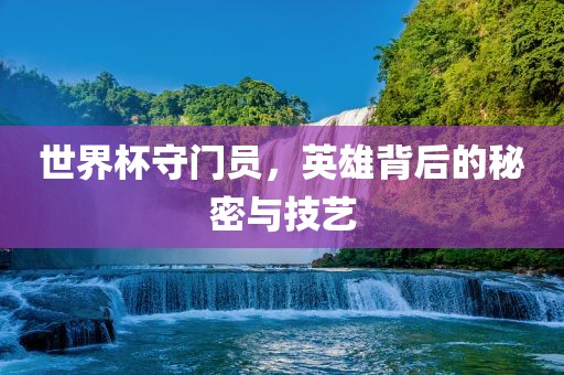 世界杯守门员，英雄背后的秘密与技艺