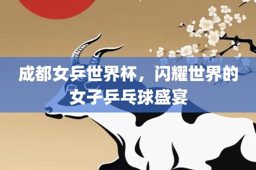 成都女乒世界杯，闪耀世广西贺州市华昌新材料有限公司界的女子乒乓球盛宴