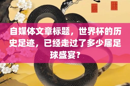 自媒体文章标题，世界杯的历史足迹，已经走过了多少届足球盛宴？广西贺州市华昌新材料有限公司