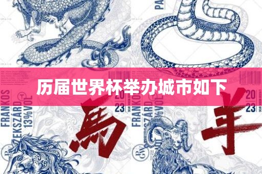 历届世界杯举办城市如下