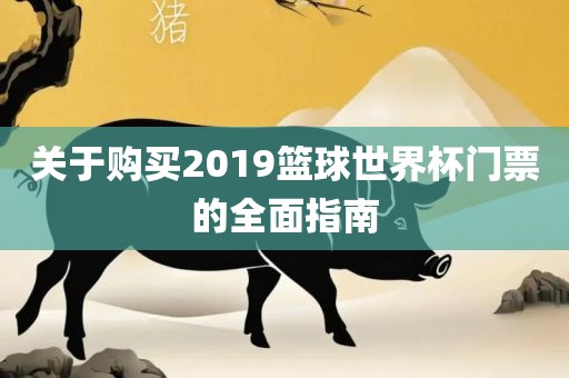 关于购买2019篮球世界杯门票的全面指南