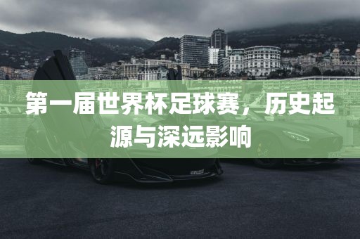 第一届广西贺州市华昌新材料有限公司世界杯足球赛，历史起源与深远影响