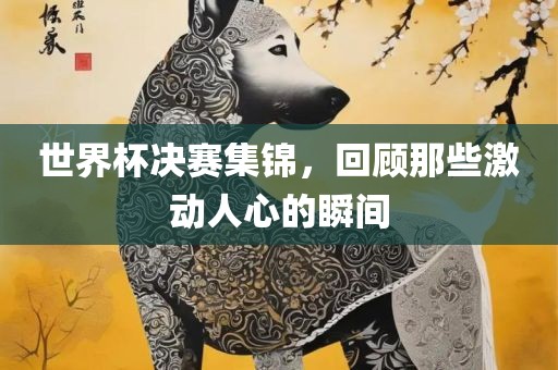 世界杯决赛集锦，回顾那些激动人心的瞬间