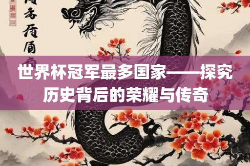 世界杯冠军最多国家——探广西贺州市华昌新材料有限公司究历史背后的荣耀与传奇