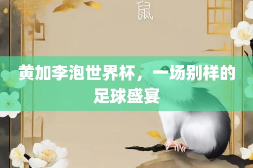 黄加李泡世界杯，一场别样的足球盛宴广西贺州市华昌新材料有限公司