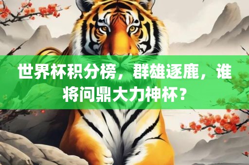 世界杯积分榜，群雄逐鹿，谁将问鼎大力神杯？