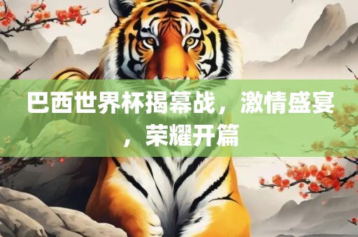 巴西世界杯揭幕战，激情盛宴，荣耀开篇广西贺州市华昌新材料有限公司