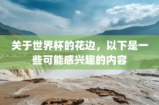 关于世界杯的花边，以下是一些可能感兴趣的内容
