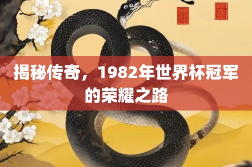 揭秘传奇，1982年世界杯冠军的荣耀之路
