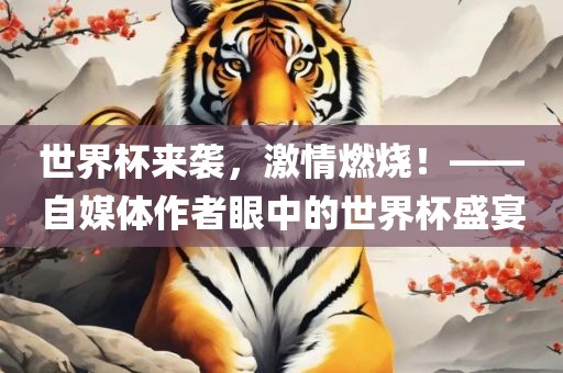 世界杯来袭，激情燃烧！——自媒体作者眼中的世界杯盛宴广西贺州市华昌新材料有限公司