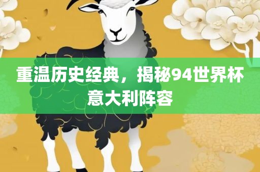 重温历史经典，揭秘94世界杯意大利阵容