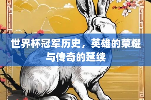 世界杯冠军历史，英雄的荣耀与传奇的延续