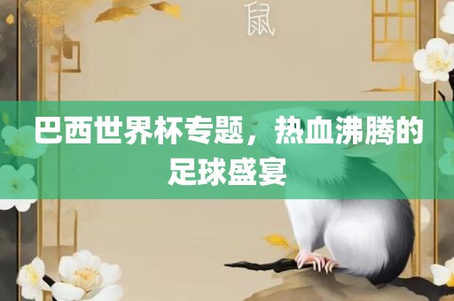 巴西世界杯专题，热血沸腾的足球盛宴广西贺州市华昌新材料有限公司