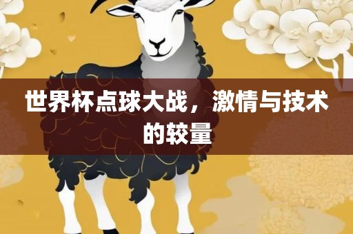 世界杯点球大战，激情与技术的较量
