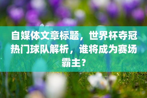 自媒体文章标题，世界杯夺冠热门球队解析，谁将成为赛场霸主？