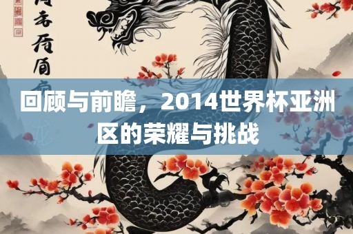 回顾与前瞻，2014世界杯亚洲区的荣耀与挑战