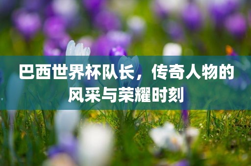 巴西世界杯队长，传奇人物的风采与荣耀时刻