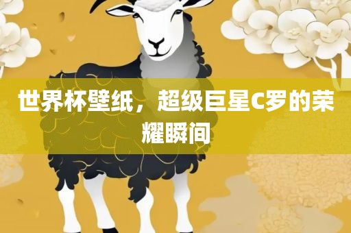 世界杯壁纸，超级巨星C罗的荣耀瞬间