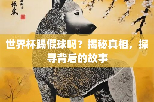 世界杯踢假球吗？揭秘真相，探寻背后的故事
