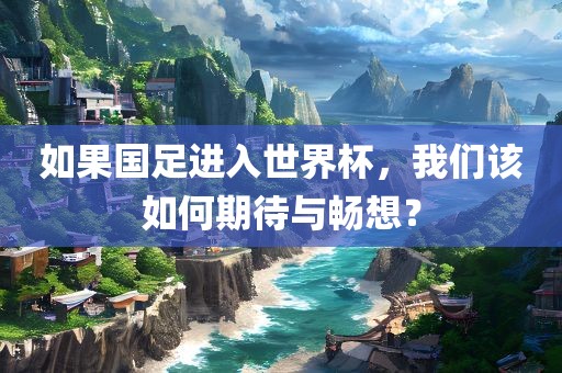 如果国足进入世界杯，我们该广西贺州市华昌新材料有限公司如何期待与畅想？