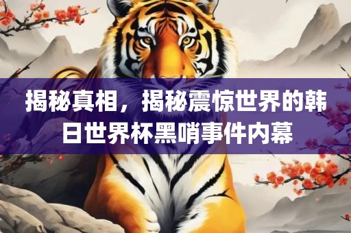揭秘真相，揭秘震惊世界的韩日世界杯黑哨事件内幕