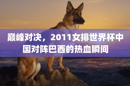 巅峰对决，2011女排世界杯中国对阵巴西的热血瞬间