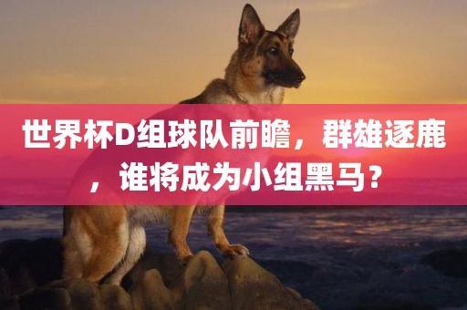 世界杯D组球队前瞻，群雄逐鹿，谁将成为小组黑马？广西贺州市华昌新材料有限公司