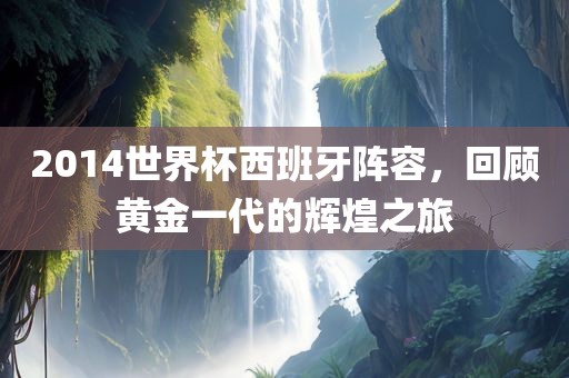 2014世界杯西班牙阵容，回顾黄金一代的辉煌之旅广西贺州市华昌新材料有限公司