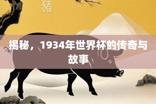 揭秘，1934年世界杯的传奇与故事