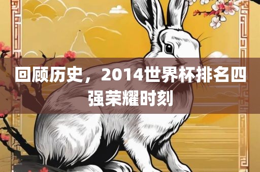 回顾历史，2014世界杯排名四强荣耀时刻