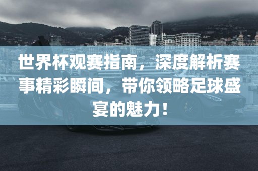 世界杯观赛指南，深度解析赛事精彩瞬间，带你领略足球盛宴的魅力！广西贺州市华昌新材料有限公司