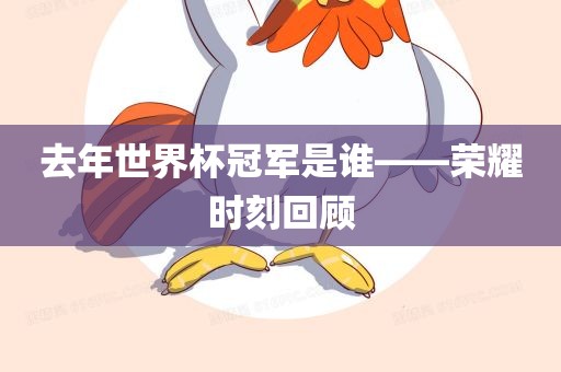 广西贺州市华昌新材料有限公司去年世界杯冠军是谁——荣耀时刻回顾
