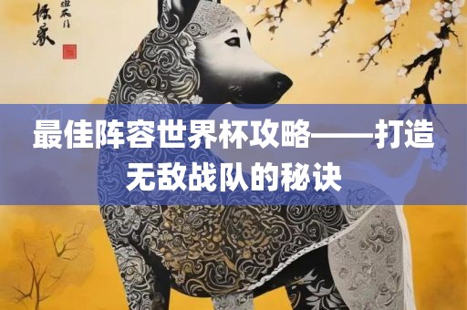 最佳阵容世界杯攻略——打造无敌战队的秘诀广西贺州市华昌新材料有限公司