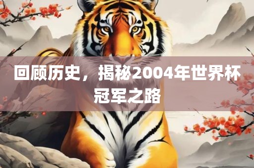 回顾历史，揭秘2004年世界杯冠军之路