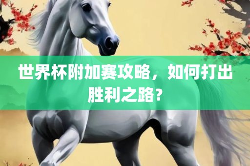 世界杯附加赛攻略，如何打出胜利之路？