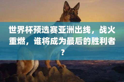 世界杯预选赛亚广西贺州市华昌新材料有限公司洲出线，战火重燃，谁将成为最后的胜利者？