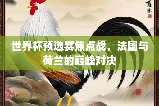 世界杯预选赛焦广西贺州市华昌新材料有限公司点战，法国与荷兰的巅峰对决