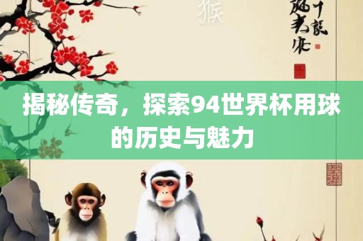 揭秘传奇，探索94世界杯用球的历史与魅力广西贺州市华昌新材料有限公司
