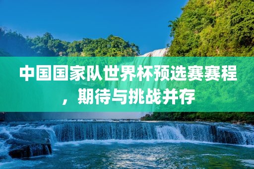 中国国家队世界杯预选赛赛程，期待与挑战并存广西贺州市华昌新材料有限公司