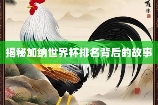 揭秘加纳世界杯排名背后的故事广西贺州市华昌新材料有限公司