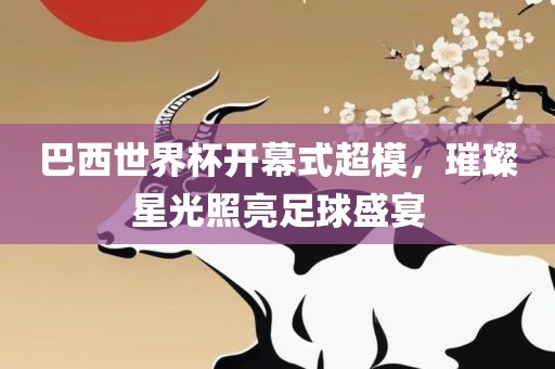 巴西世界杯开幕式超模，璀璨星光照亮足球盛宴