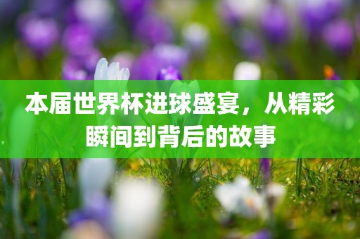 本届世界杯进球盛宴，从精彩瞬间到背后的故事