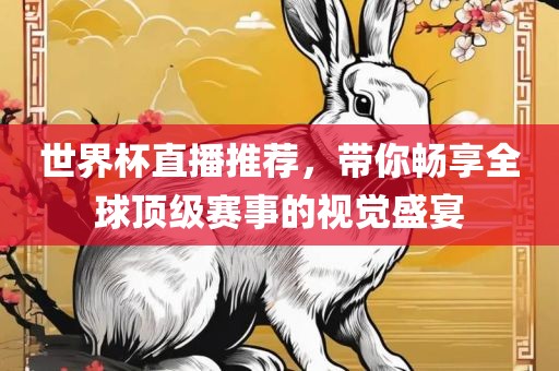 世界杯直播推荐，带你畅享全球顶级赛事的视觉盛宴