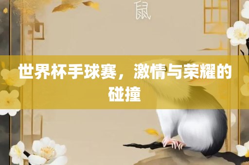 世界杯手球赛，激情与荣耀的碰撞