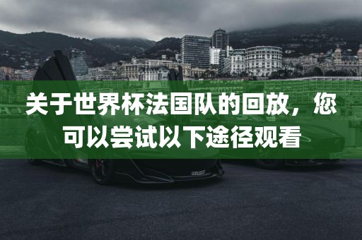 关于世界杯法国队的回放，您可以尝试以下途径观看