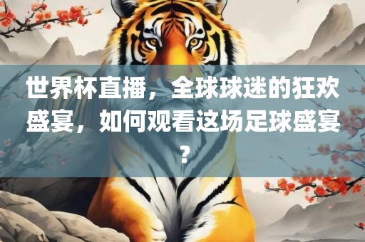 世界杯直播，全球球迷的狂欢盛宴，如何观看这场足球盛宴？