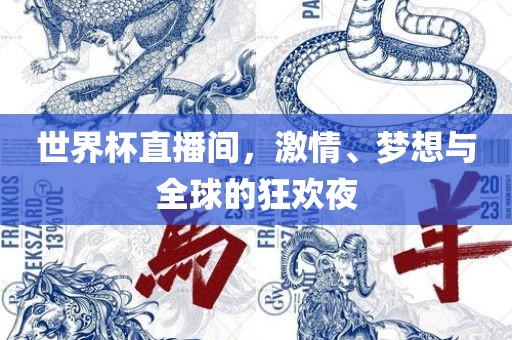 世界杯直播间，激情、梦想与全球的狂欢夜