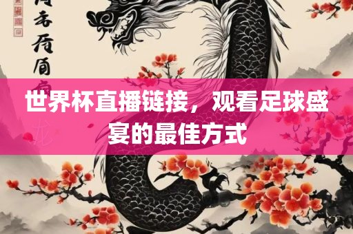 世界杯直播链接，观看足球盛宴的最佳方式