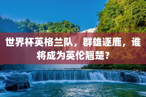 世界杯英格兰队，群雄逐鹿，谁将成为英伦翘楚？